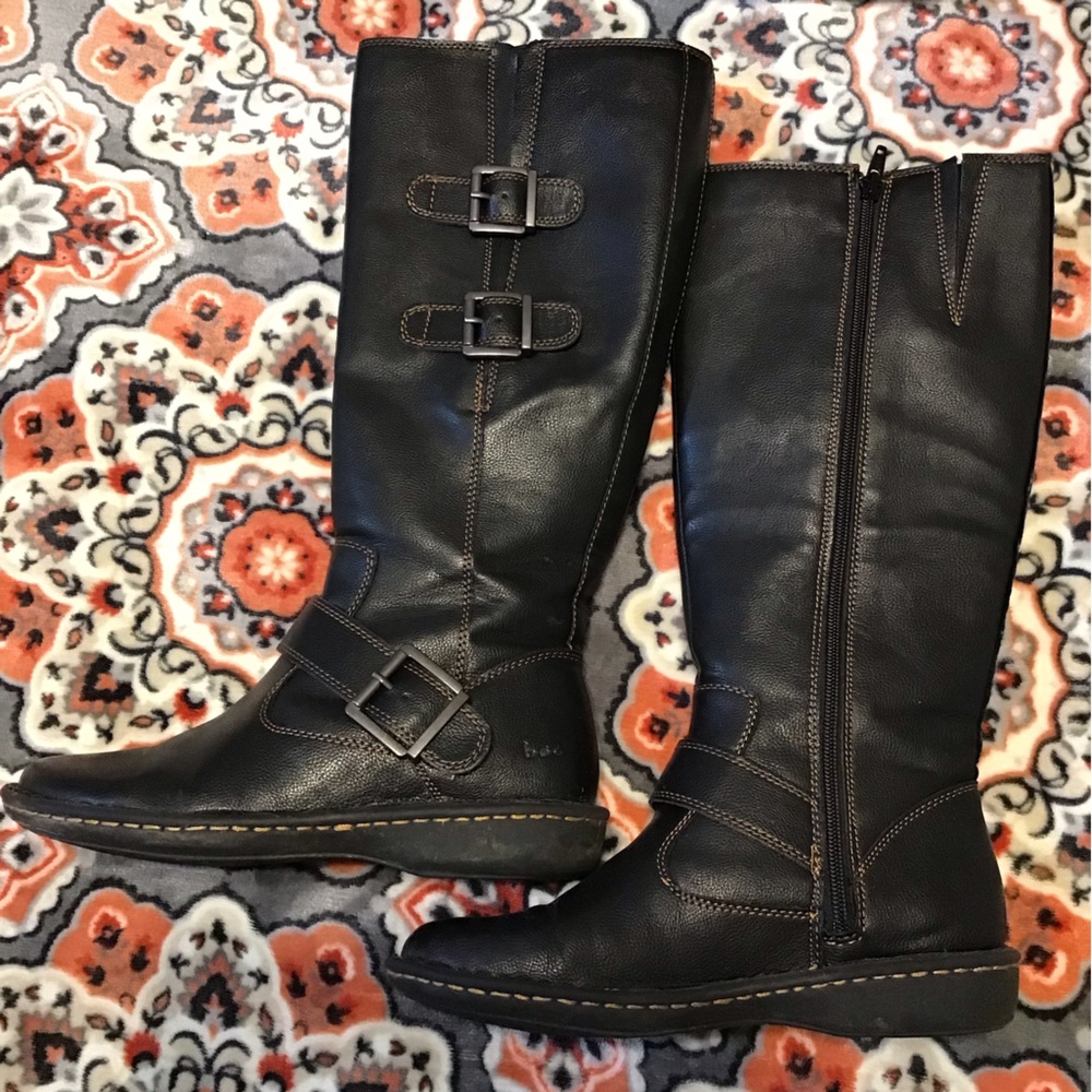 B.O.C. Virginia riding boots, 7.5, black